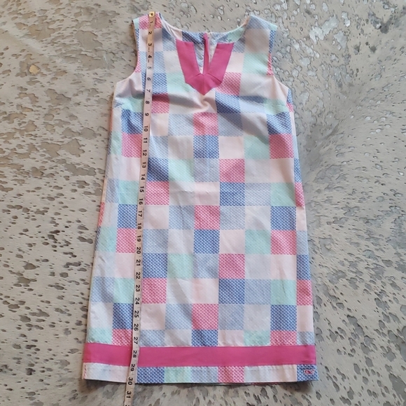 Vineyard Vines Patchwork Whale Shift Dress Sz12 - Picture 4 of 6